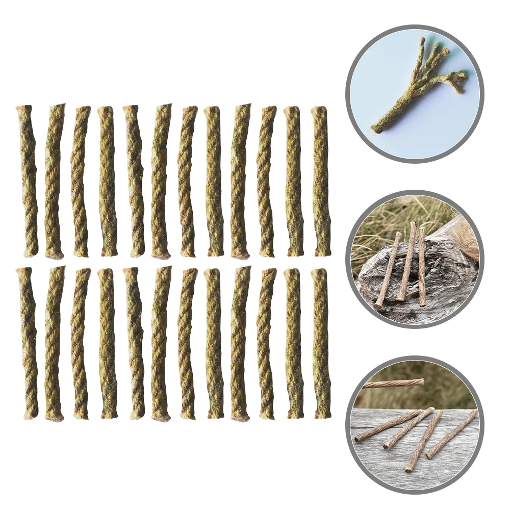 

50 Pcs Convenient Fire Ropes Lighters Starter Outdoor Camping