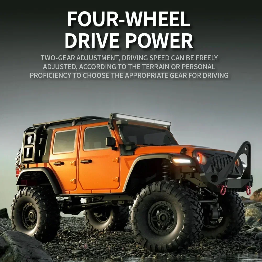 Обновленная версия R1011 Wrangler 1:10 Полноразмерная модель автомобиля с дистанционным