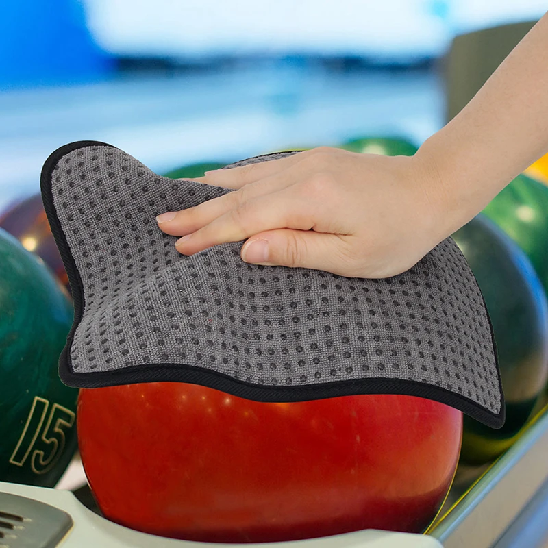 Чистящее полотенце из микрофибры для боулинга нескользящая подушечка моющаяся