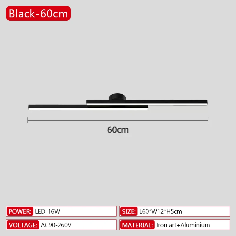

Современный светодиодный потолочный светильник, простая линия, алюминиевый светильник для коридора, гостиная, спальня, дистанционное затемнение, украшение интерьера, потолочный светильник