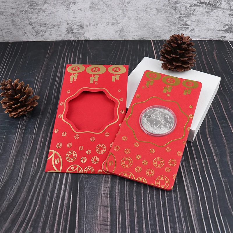 Памятная монета ко году быка золотой серебряный Декор | Дом и сад