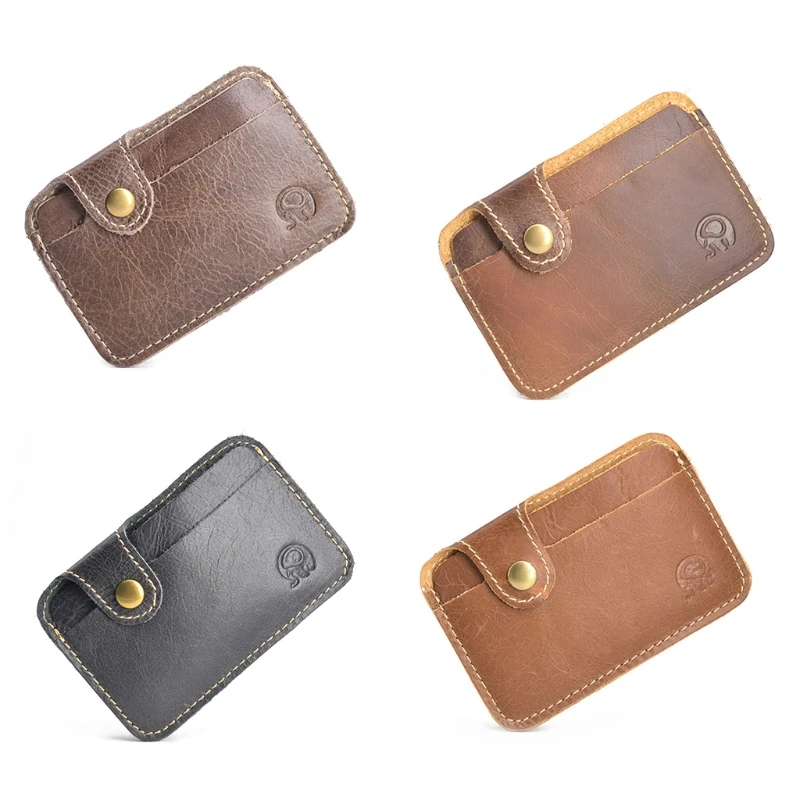 

Fashion Men Business Small Leather Wallet Coin Purse Credit Card Holder Business Change Case