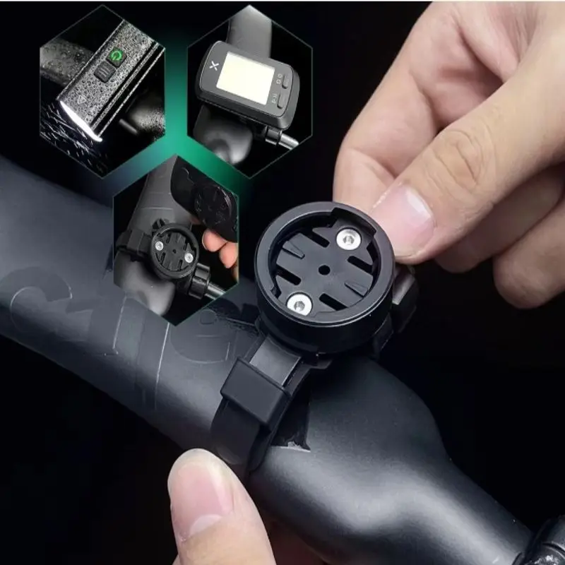 

Mount Bicycle Handlebar Computer Holder Stand Front Light Bracket Computer Light Camera Bracket Cycling Holder