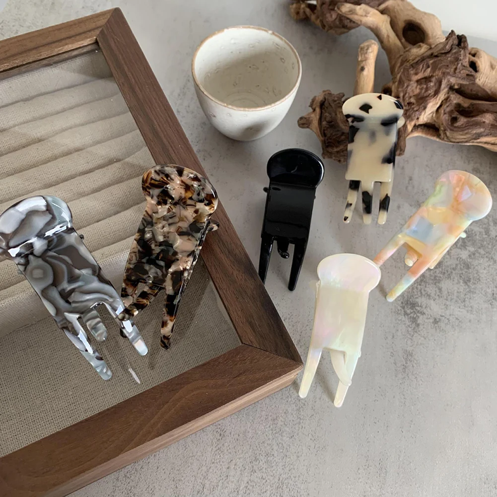 

Acetate Hair Claw Leopard Hairpin Hair Claw Hair Claw Clip Geometric Hair Crab Hair Clip Hair Accessories