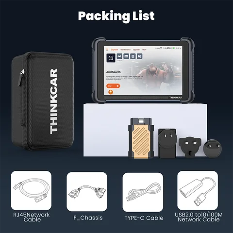 THINKCAR THINKSCAN 689BT Профессиональный автомобильный диагностический инструмент CANFD DOIP Двунаправленное кодирование ЭБУ 34 Сброс Полная система Obd2 Сканер