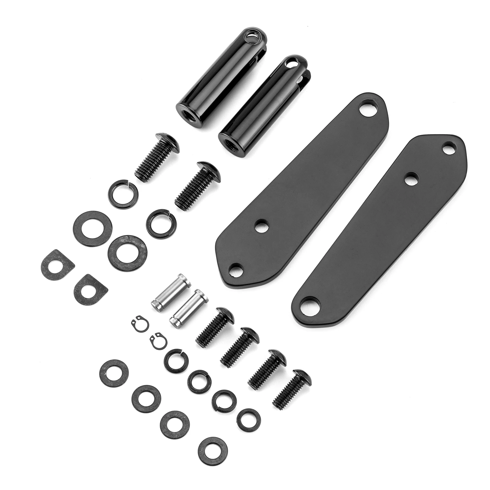 Cruising Highway Footrest Foot Peg Mount Kit For 1991-2017 Harley Dyna FXD/ Street Bob/ Super Glide/ Low Ride/ Daytona/ Sturgis