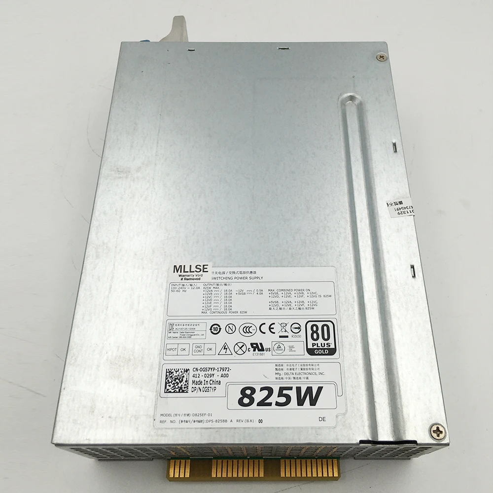 D825EF-00 для DELL T5600 T5610, D825EF-01 A 0G57YP 825W