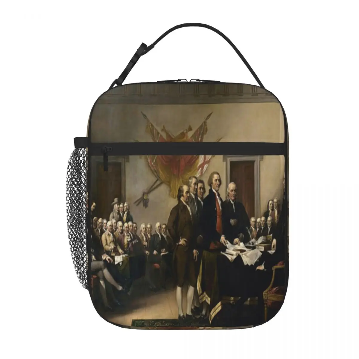 

Signing The Declaration Of Independance War Is Hell Store Lunch Tote Lunch Bags Lunch Box Bag Children'S Food Bag