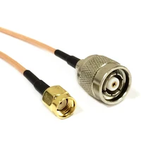 new wireless modem cable rp sma male plug to rp tnc male plug rg316 wholesale fast ship 15cm 6inch