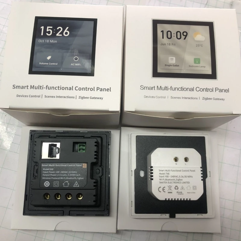 

Smart Home Central Control Screen S6 4-inch Android System WiFi Control Panel