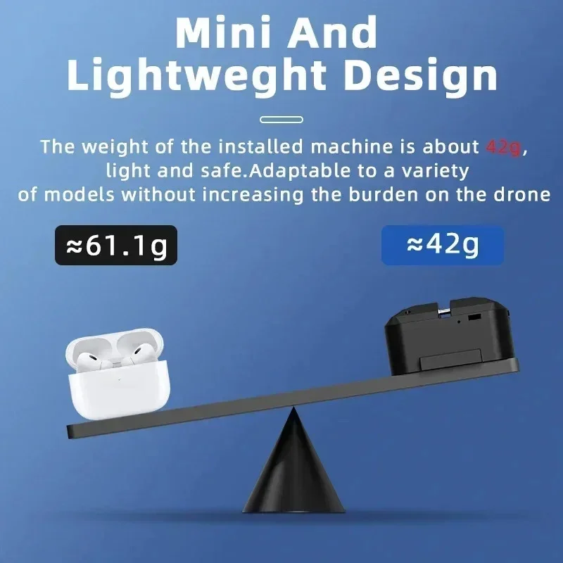 Фото Универсальная система сброса BRDRC для DJI Mini 4 Pro/Air 3/Avata 2/Mavic 3 Pro для сброса приманки и грузов. №4