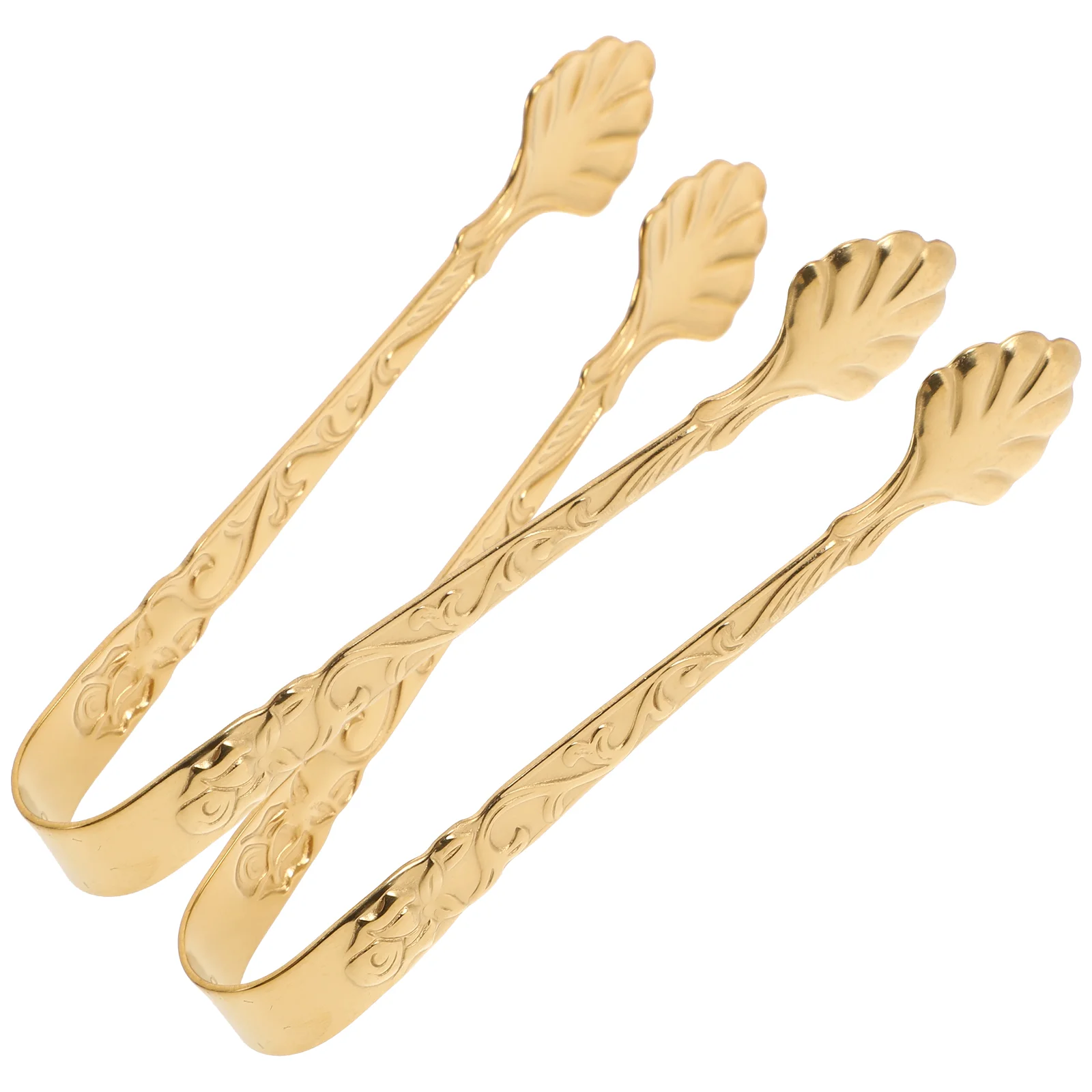 2 шт. металлические зажимы для еды кубики конфет и сахара серебряные