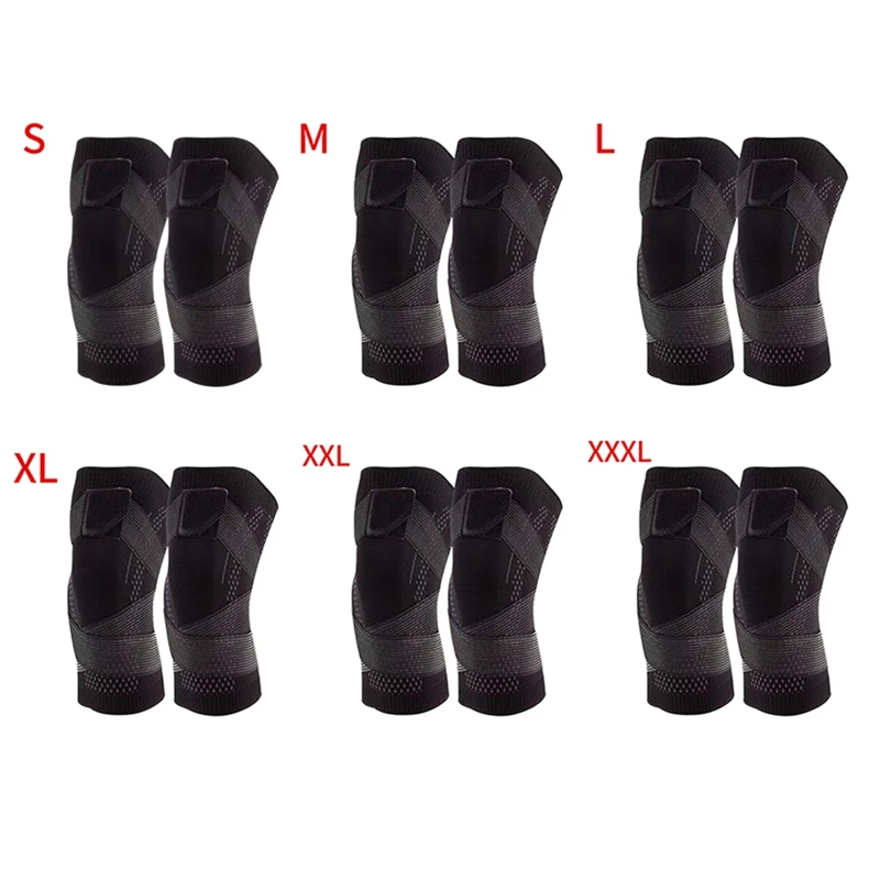 2 шт. спортивные наколенники унисекс защитные для мениска компрессионный рукав