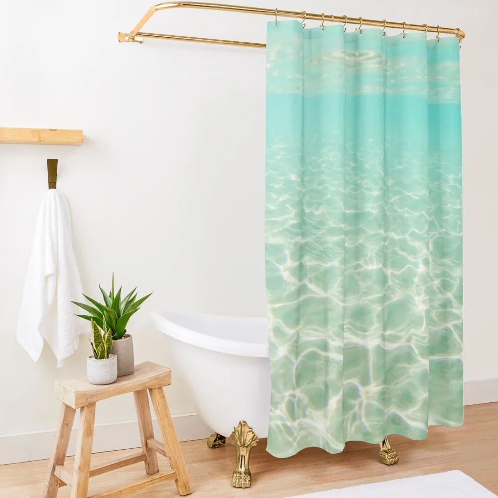 Bora Underwater Cheap Opaque Bathroom Products Vintage Waterproof Outdoor Shower Curtains |