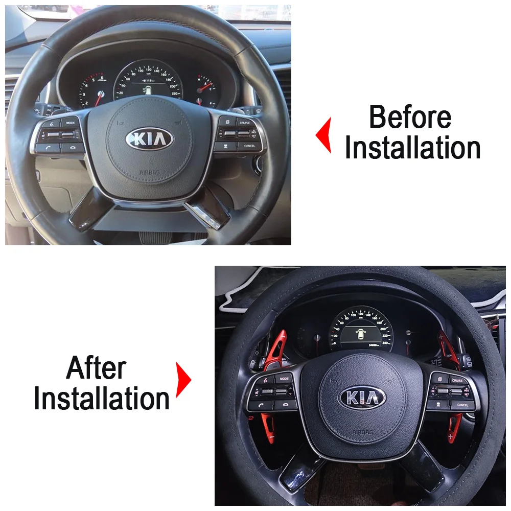 Лопатки переключения передач для Kia Sorento 4 UM MQ4 GT-Line X-LINE Plug-In Hybrid 2016-2024 наклейка на