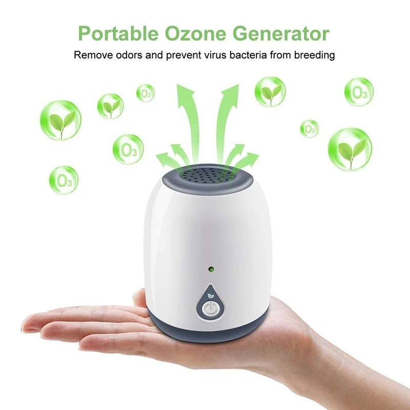 

Air Purifiers For Home, USB Portable Mini Ozone Generator Odor Eliminator Air Cleaner For Travelling, Room, Pets, Cars