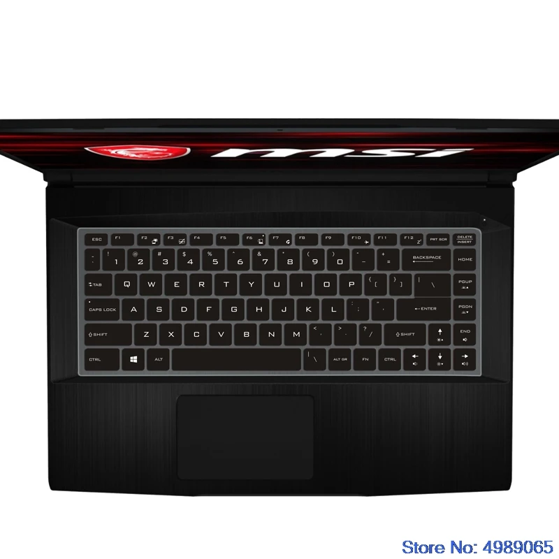Силиконовый чехол для клавиатуры MSI GF63 PS42 PS63 P65 GS65 8RD 8RE 8RB 8RCX 8RE-014CN 15 6-дюймовый