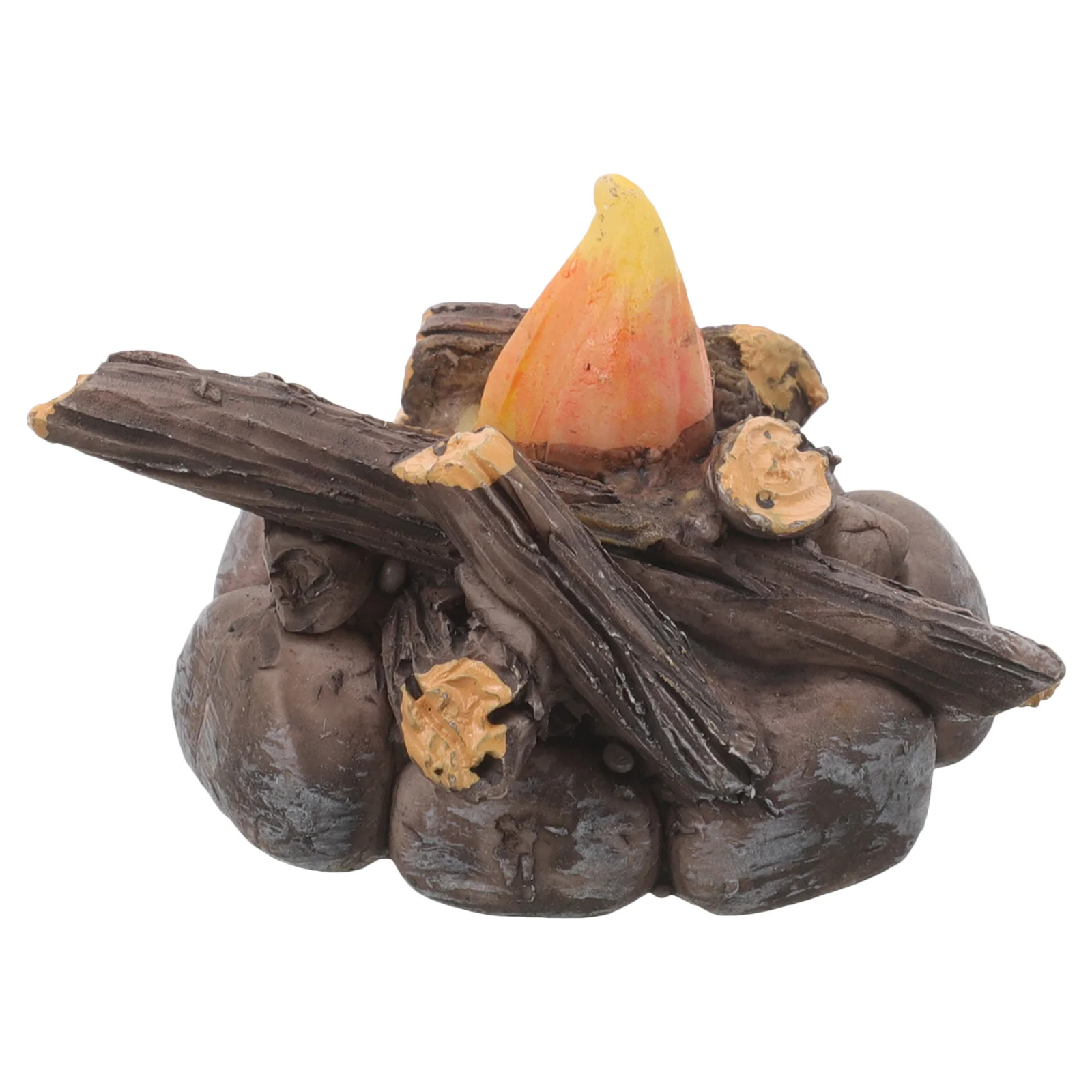 

Toy Room House Accessories Bonfire Party Decors Synthetic Resin Fake Campfire