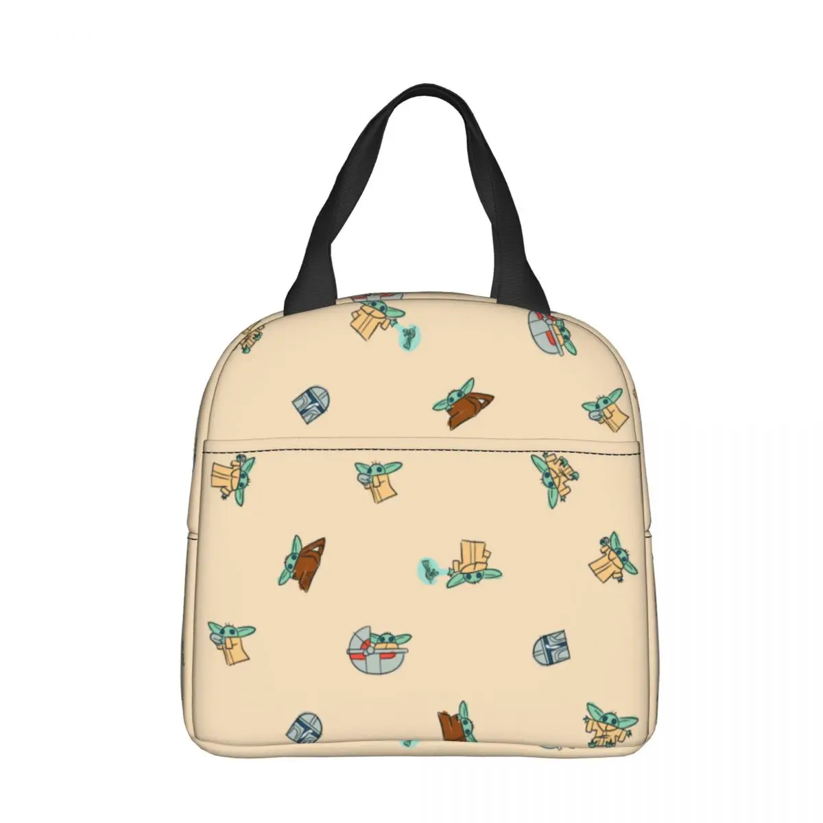 

Disney Grogu And Mandalorian Insulated Lunch Bags Super Hero Meal Container Thermal Bag Tote Lunch Box School Picnic Men Women