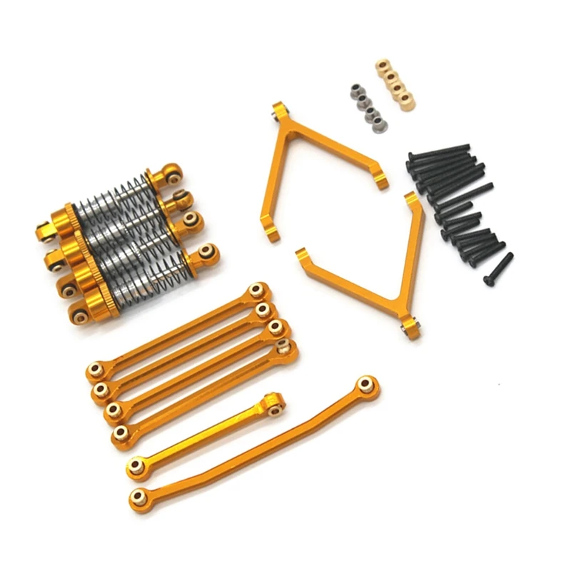 

Metal Shock Absorber Steering Rod Chassis Tie Links Set For FMS FCX24 1/24 RC Crawler Car Upgrades Parts Accessories
