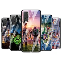 toy story 4 buzz lightyear tempered glass cover for samsung galaxy note 20 ultra 10 9 8 plus lite a10 a20 a30 a50 a70 phone case