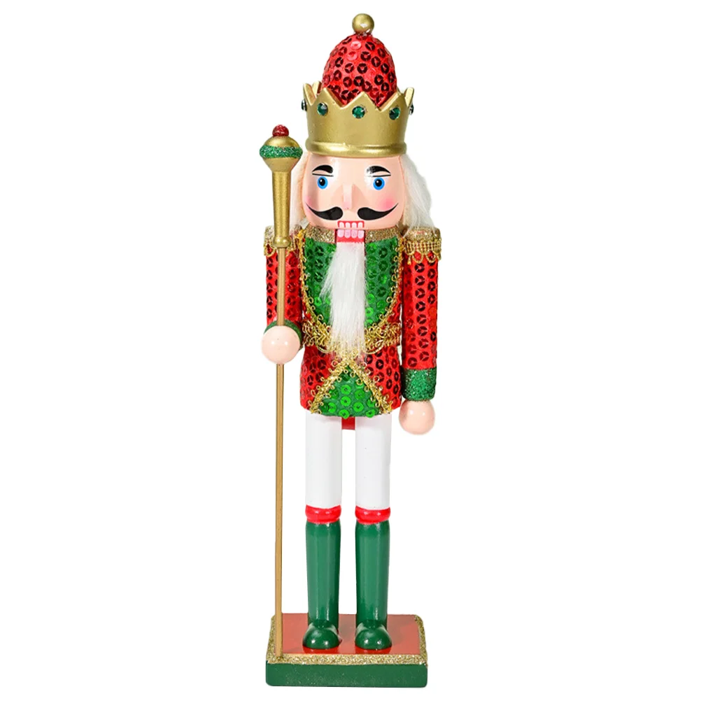 

Decor Nutcracker Xmas Party Decoration Desktop Wooden Christmas Nutcrackers Figures Soldier Holiday Festival
