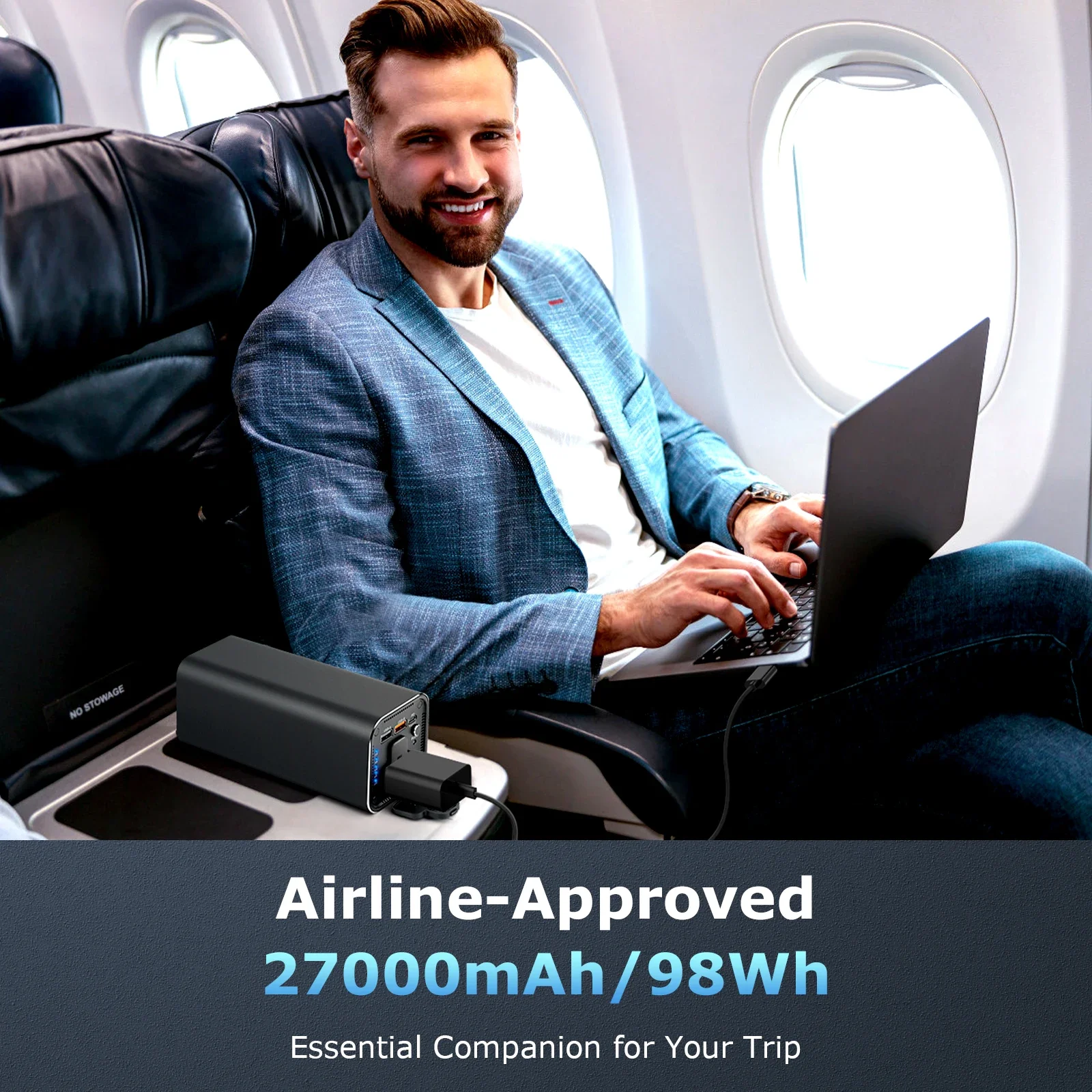 Портативный блок питания с розеткой переменного тока