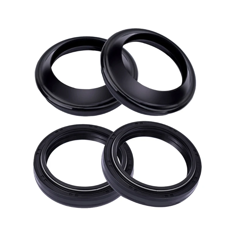 

Industrial Grade 2-piece/set 41x53x8/10.5mm Front Fork Oil Seal Dust Seal Rubber Seal Car Spare Parts- Easy Installation A70F