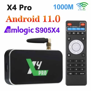 ТВ-приставка UGOOS X4 PRO CUBE X4 PLUS X3 PRO Android 11 TV Amlogic S905X4 DDR4 4 ГБ 32 ГБ 2,4G 5G WiFi 1000M LAN BT 4K HD ТВ-приставка
