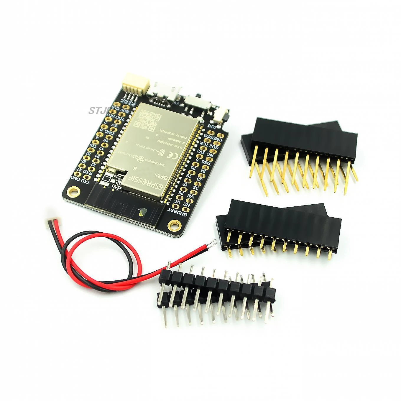 Фото Плата разработки модуля Wi-Fi/Bluetooth Mini32 ESP32-WROVER-B с PSRAM, индикатором питания DC 3.6V-5V и красным светодиодом №1