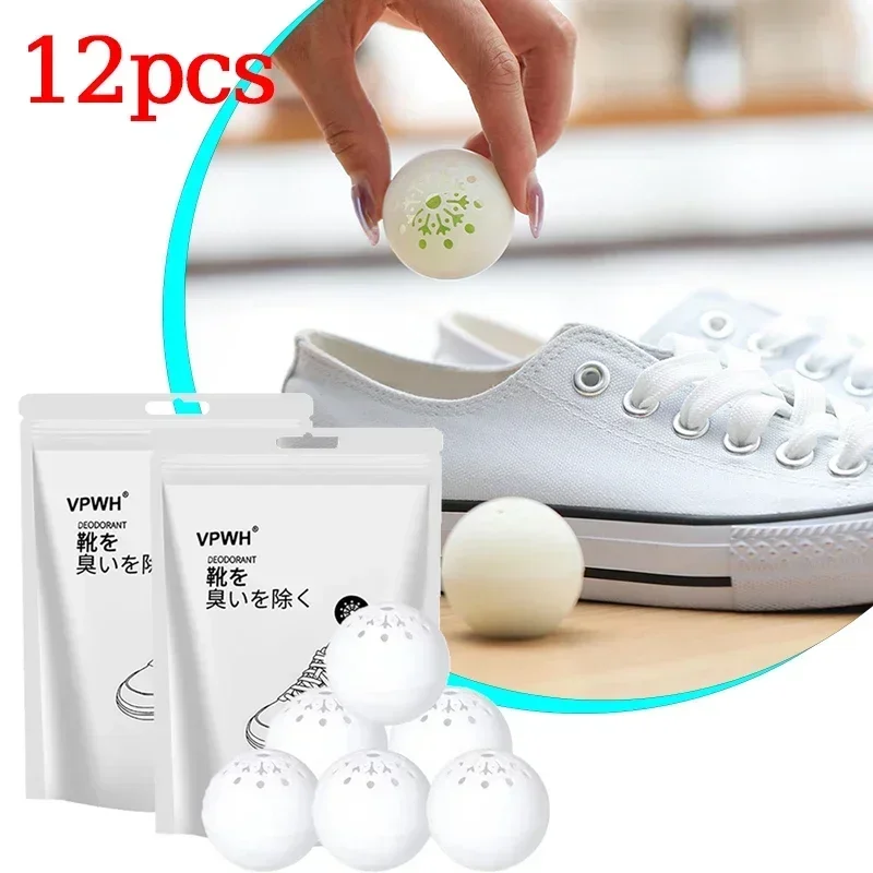 12 шт. дезодорирующие шарики для обуви