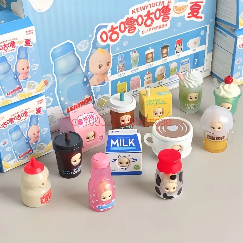 Фото Paws Nova Kewpish Love Summer Series Blind Box: Коллекционная фигурка в Q-версии на тему напитков, настольное украшение, милая трендовая игрушка, подарок на день рождения №2