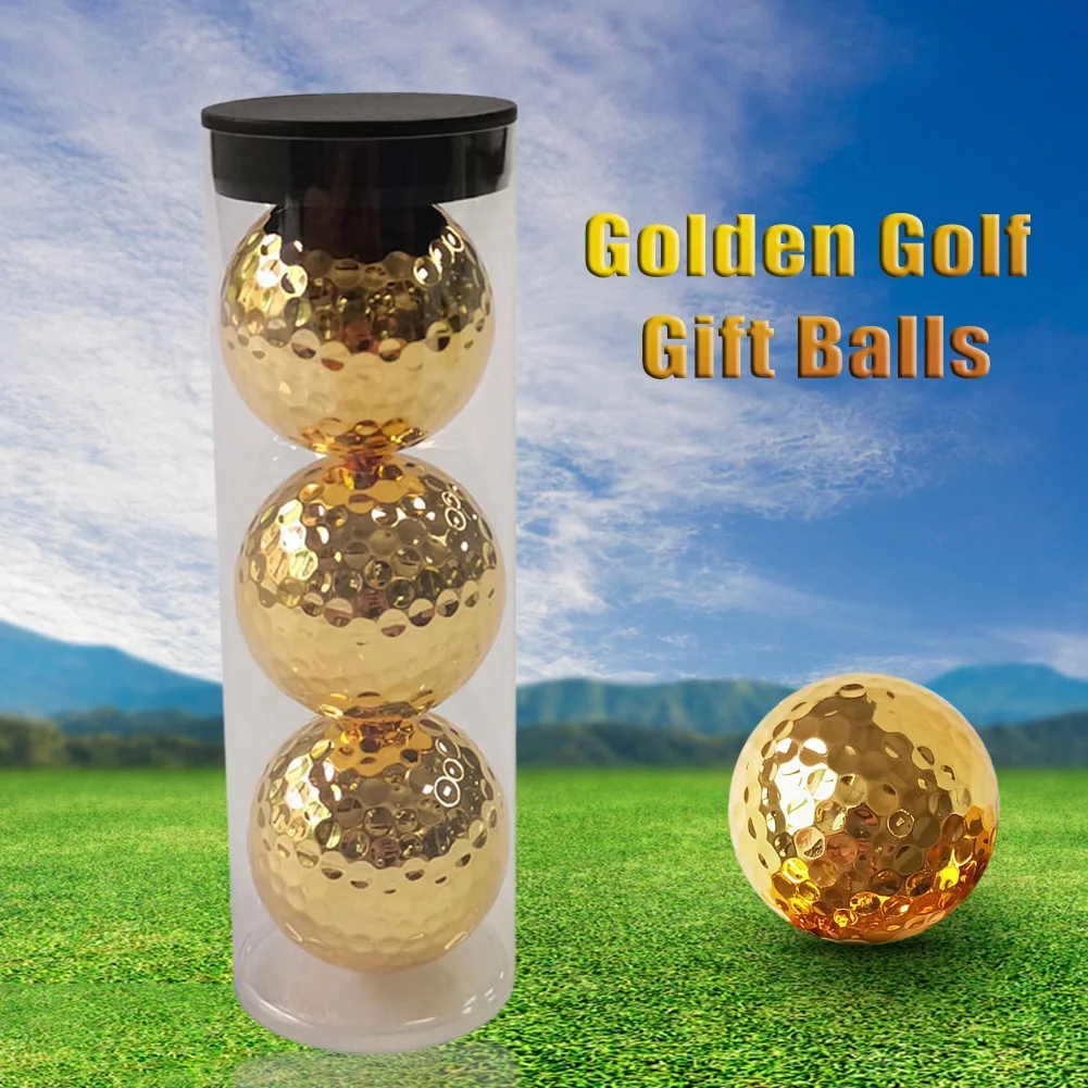 

1/3/6pcs Outdoor Sports Training Ball Exercise Practice Aids Rubber Indoor Outdoor Training Ball 42.67mm Accessories Gold Plated
