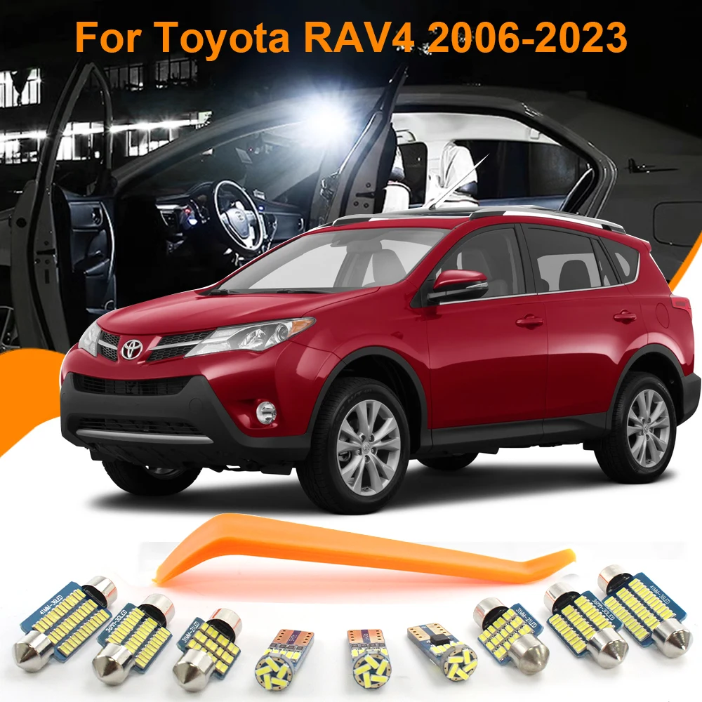 

Светодиодная лампа для освещения салона автомобиля Canbus для Toyota RAV4 XA50 XA40 XA30 XA20 XA10 RAV 4 2006 2007 2008 2011 2019 2020 2021 аксессуары