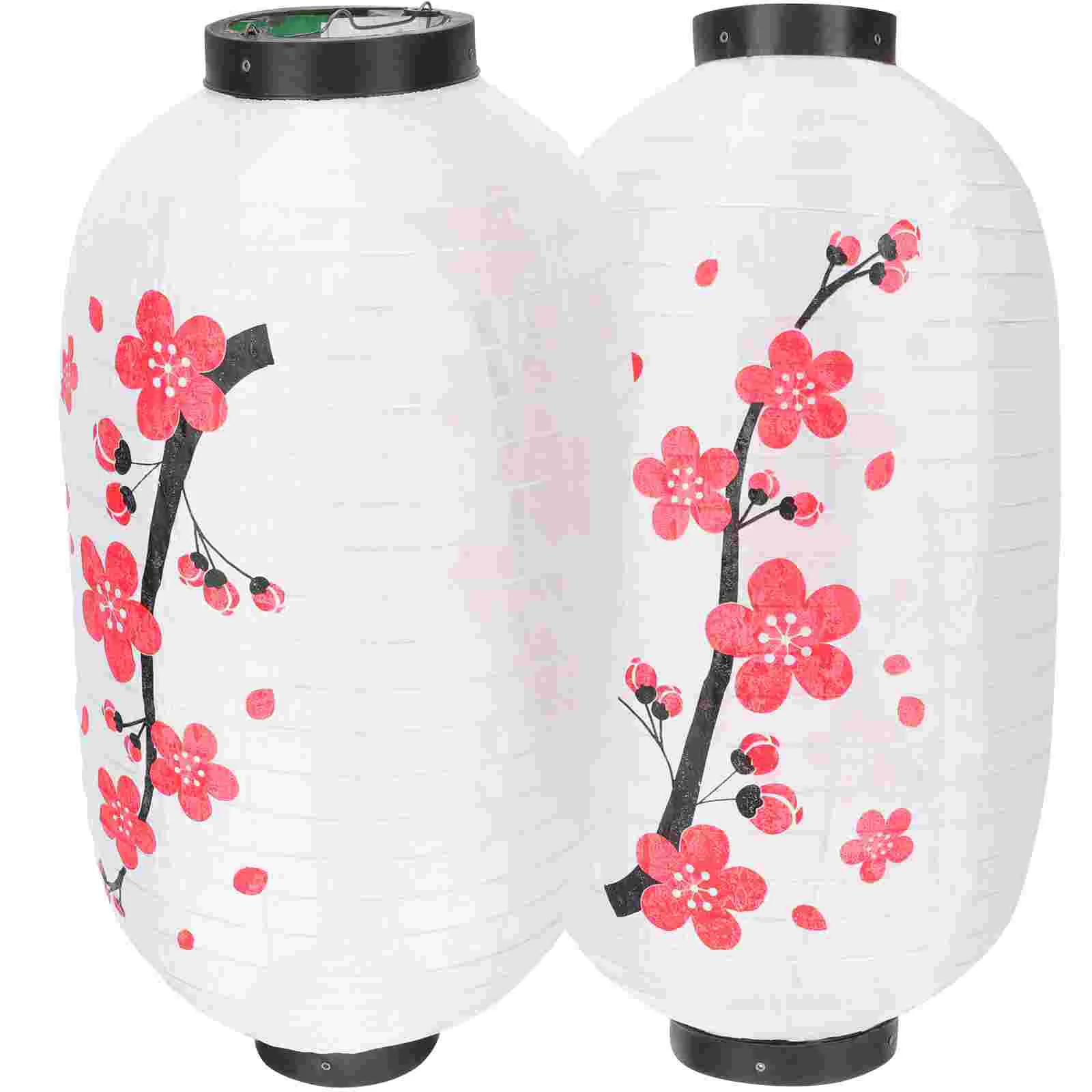 

Lantern Japanese Sushi Hanging Bar Restaurant Plum Outdoor Lampshade Led Asian Japanes Artistic Chochin Paper Festival Style