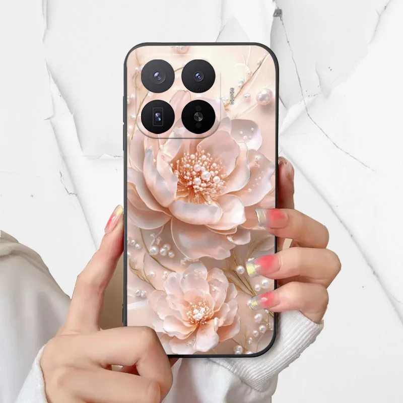 Фото Чехол для телефона с крутыми узорами для Xiaomi 17T/17T Pro, силиконовый, противоударный, с эффектом кожи, для Xiaomi 17T, новинка 2026 года, бампер №4