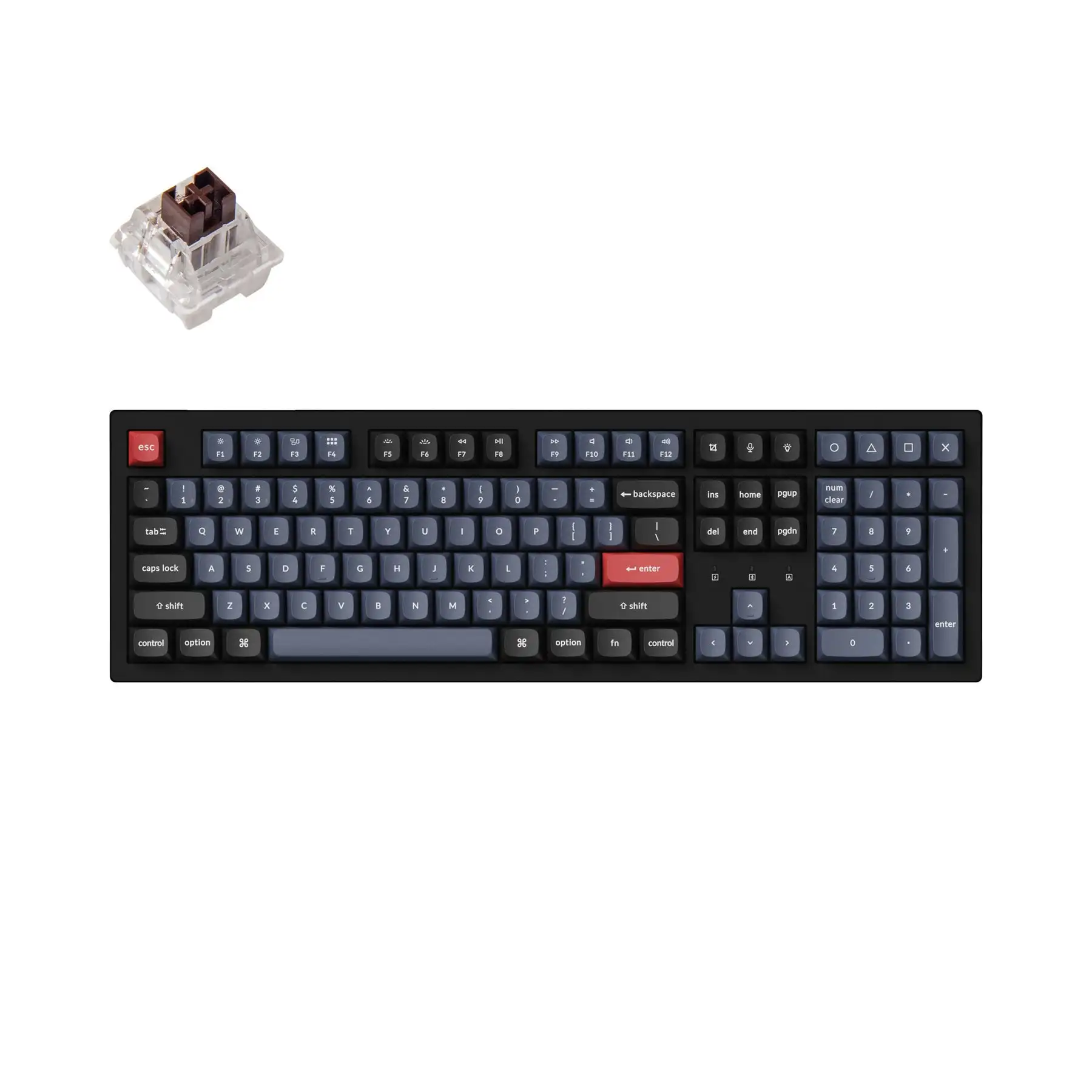 Беспроводная механическая клавиатура Keychron K10 Pro H QMK/VIA, полностью собранная, горячая Распродажа, двойные колпачки клавиш PBT, RGB подсветка