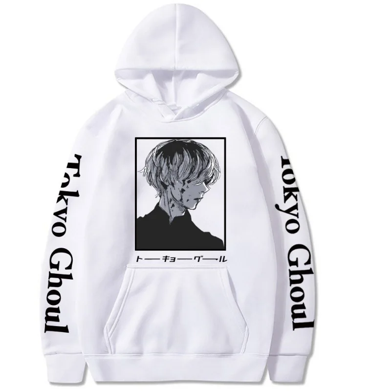 

Tokyo Ghoul Ken Kaneki Japanese Anime Hoodie Men's Women's Creative Fashion Casual Pullover Autumn Sweatshirts Streetwear Unisex