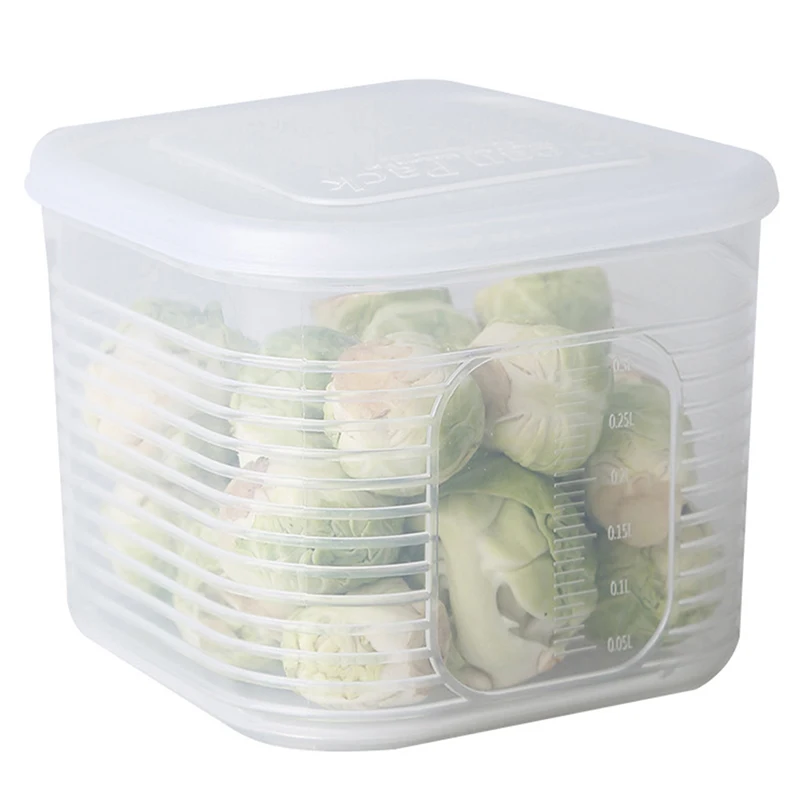 

Refrigerator Fruit And Vegetable Storage Box Onion And Ginger Garlic Storage Box Kitchen Drainer With Lid Kitchen Tools