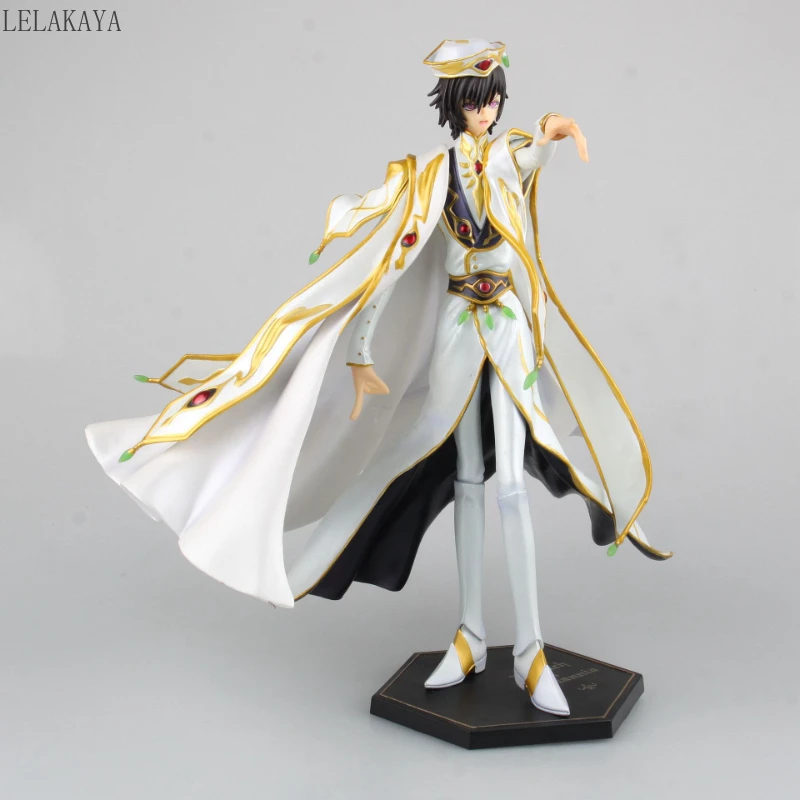 

Аниме код Geass R2 Lelouch Lamperouge Британский рыцарь семь императоров белая накидка Ver ПВХ 24 см фигурка куклы новинка