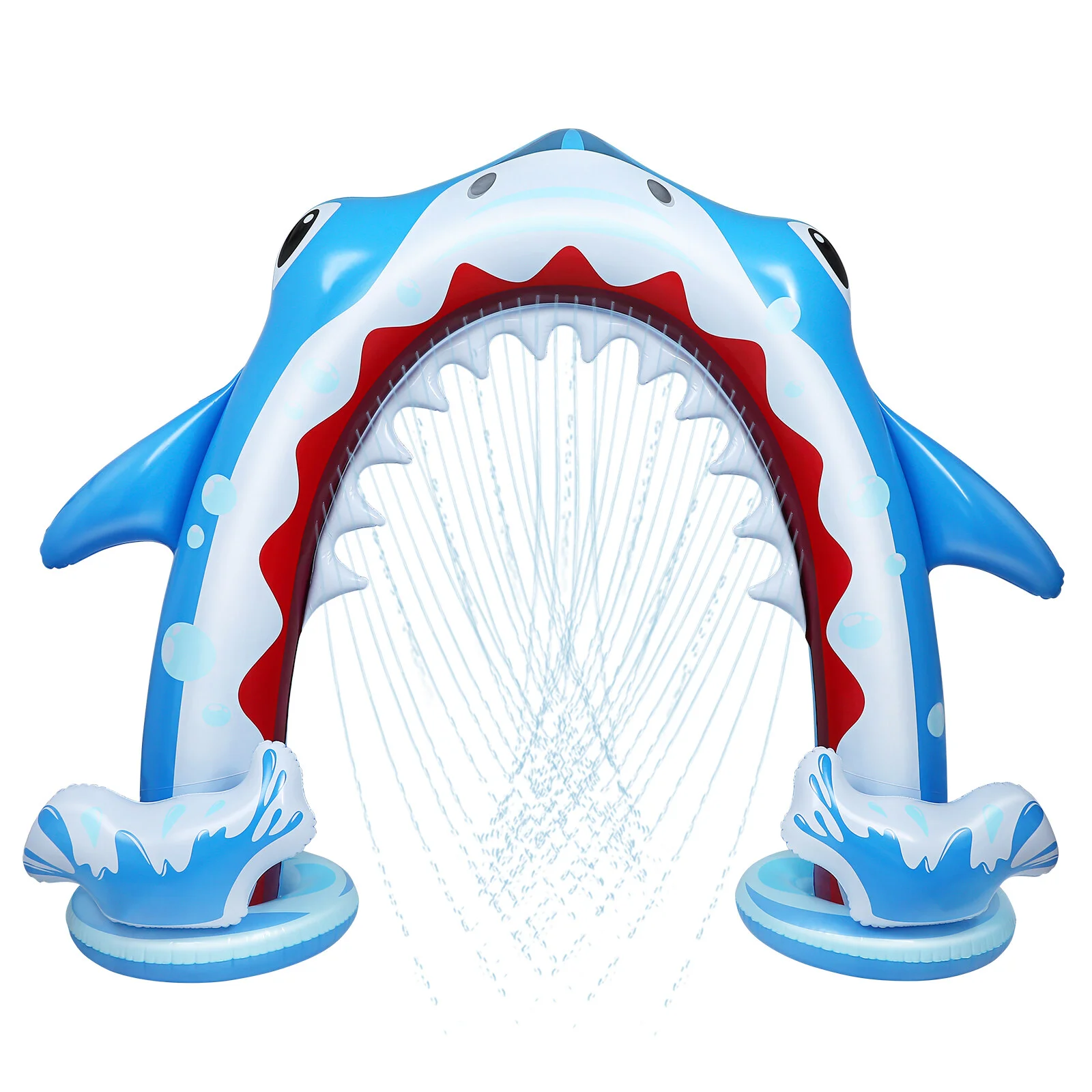 

Water Spray Sprinkler Inflatable Toy Toddlers Outdoor Summer Toys Shark Shaped Baby Arch Yard