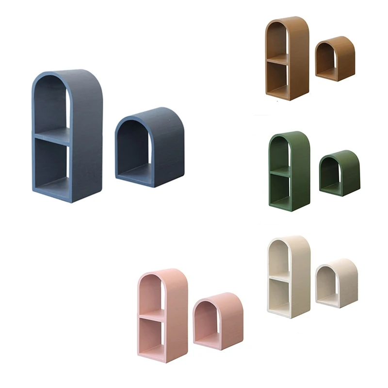 

Arched Storage Shelf Home Decoration For Cupcake/Push Cake Dessert Table Nordic Fores Wedding Props Furnishing