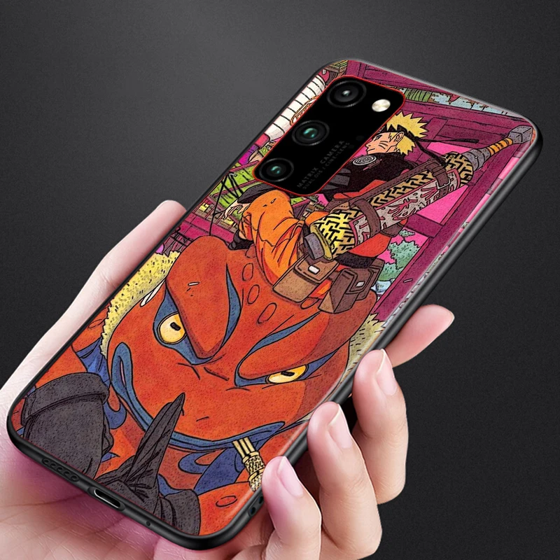 Модный постер манга наруто для Huawei Honor 20 10 9S 9A 9C 9X 8X MAX 9 Lite 8A 7C 7A Pro черный чехол