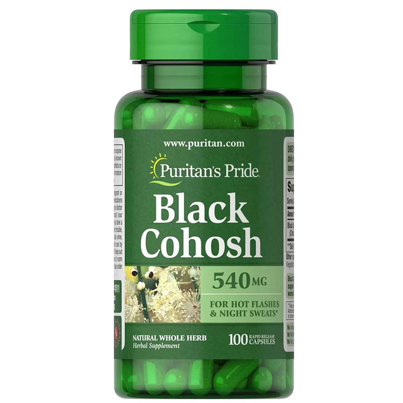 

60 Pills Black Cohosh 540mg Capsule for Menopausal Conditioning Promoting Women's Health Health Food