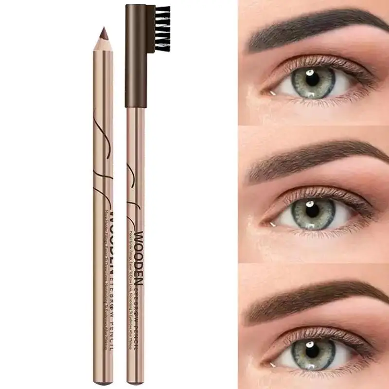 

Карандаш для бровей для девушек, коричневый наполнитель, Ультратонкий карандаш для рисования крошечных волос для бровей и наполняет редкими участками и зазорами, отличный подарок для