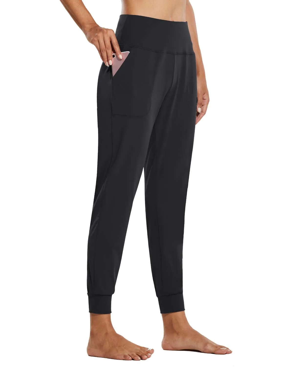 

BALEAF Joggers Women Sport Pants Black Jogging Tracksuit Pants Running Trousers Gym Clothing Sportswear High Waist Pockets