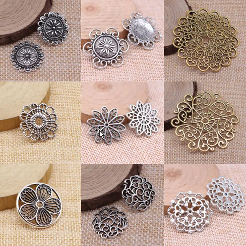 

Mandala Pattern Charms For Jewelry Making Findings Handmade DIY Craft Gift