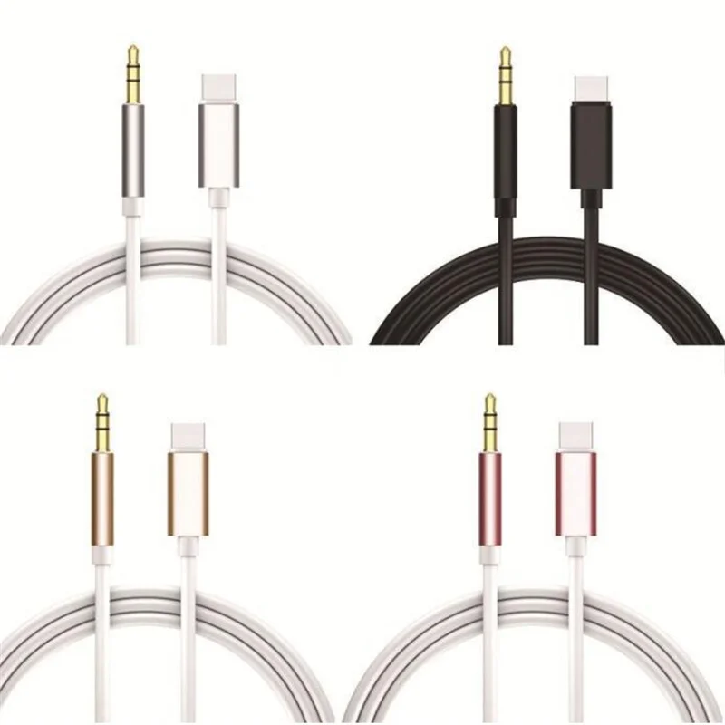 

50 шт., аудиокабель USB Type-C на 3,5 мм