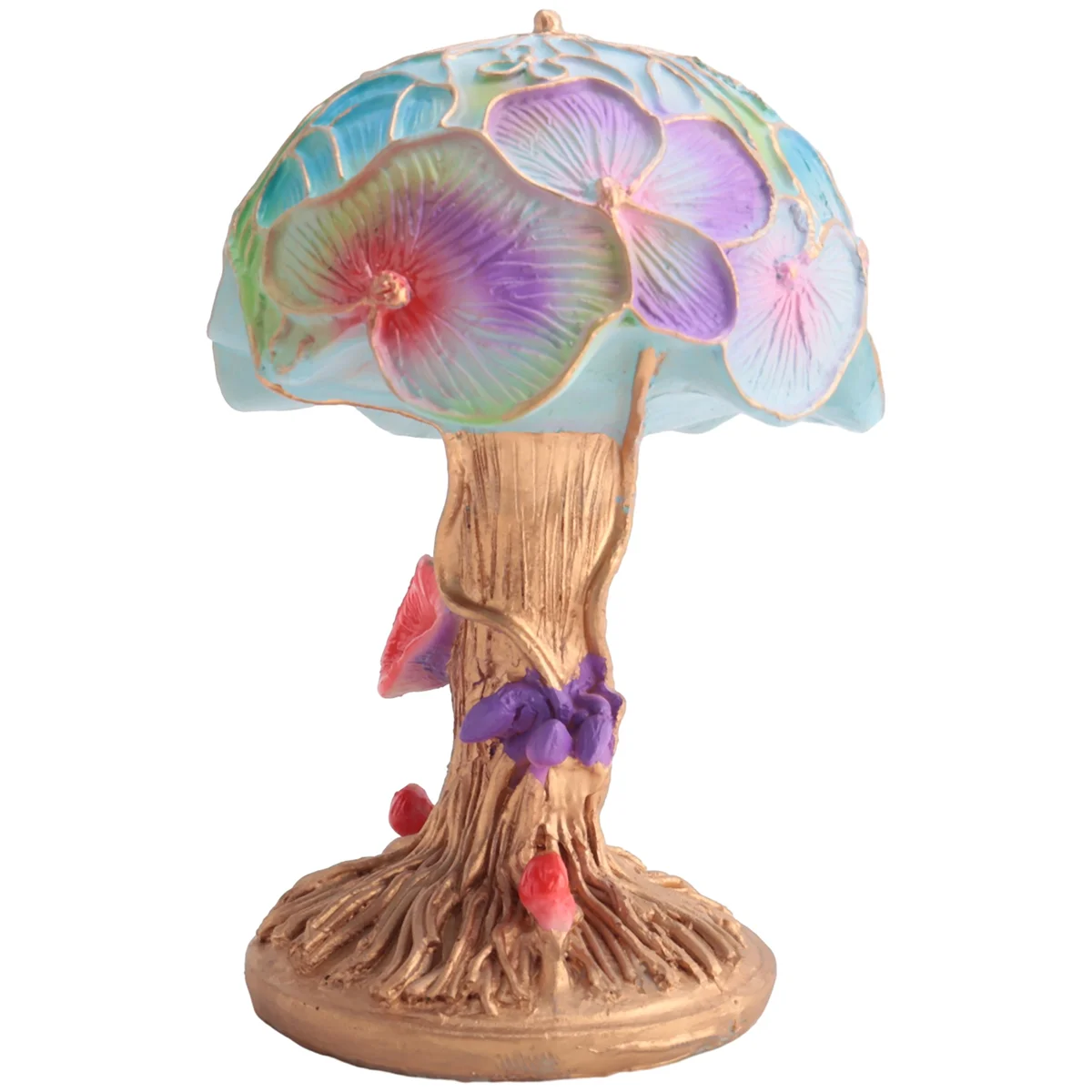 Креативная настольная лампа серия окрашенных растений красочная прикроватная