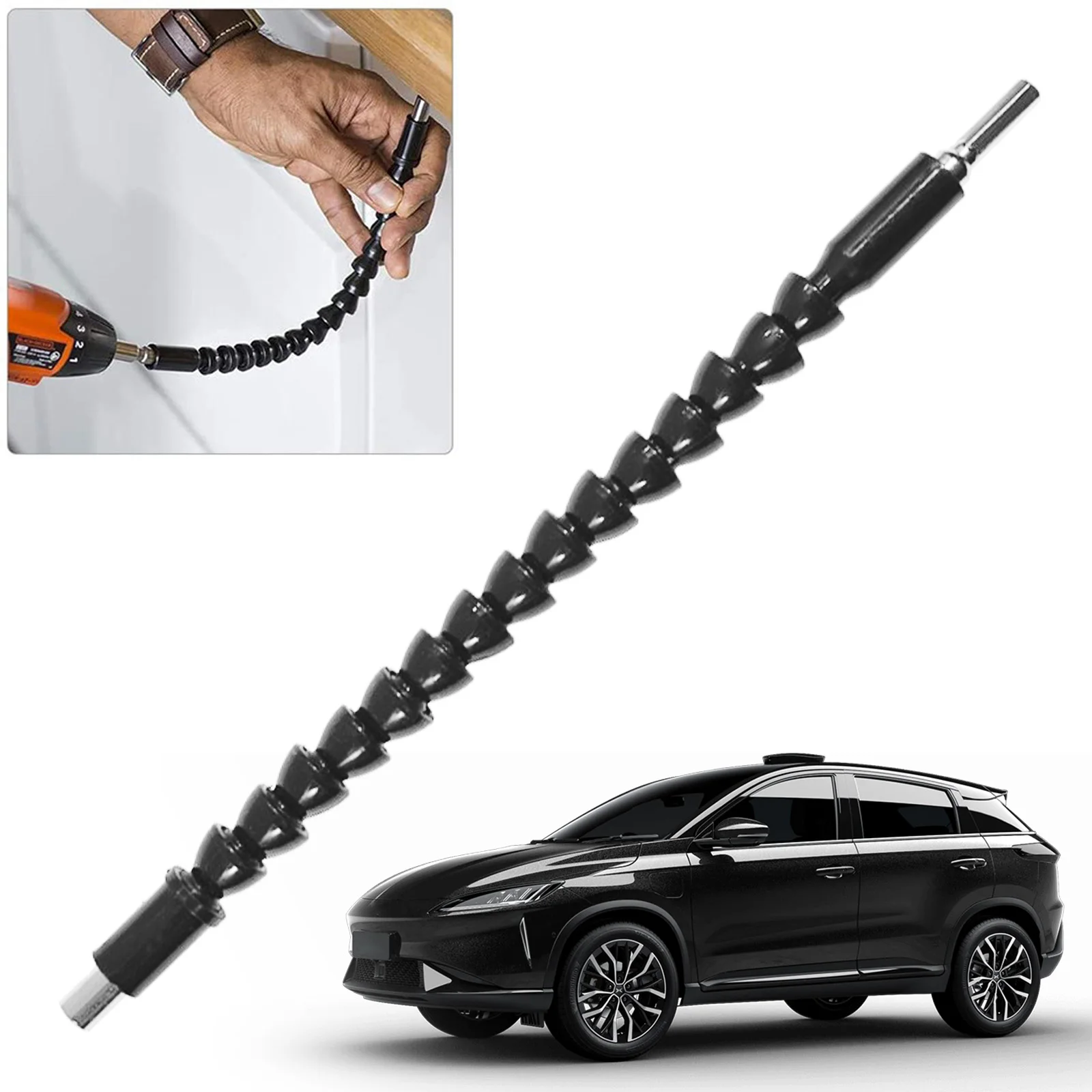 

295MM Flexible Hex Shaft Drill Bits Extension Bit Holder with Magnetic Connect Drive Shaft Electric Drill Power Tool Accessory
